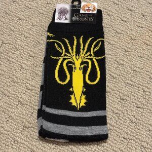 New Games Of Thrones Novelty Crew Socks Size 6-12/13 - Men's/Women's -